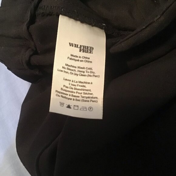 NWOT Aritzia Wilfred Free Slant Front Pockets, Back Elastic Waist Pull On Pants - Picture 9 of 14